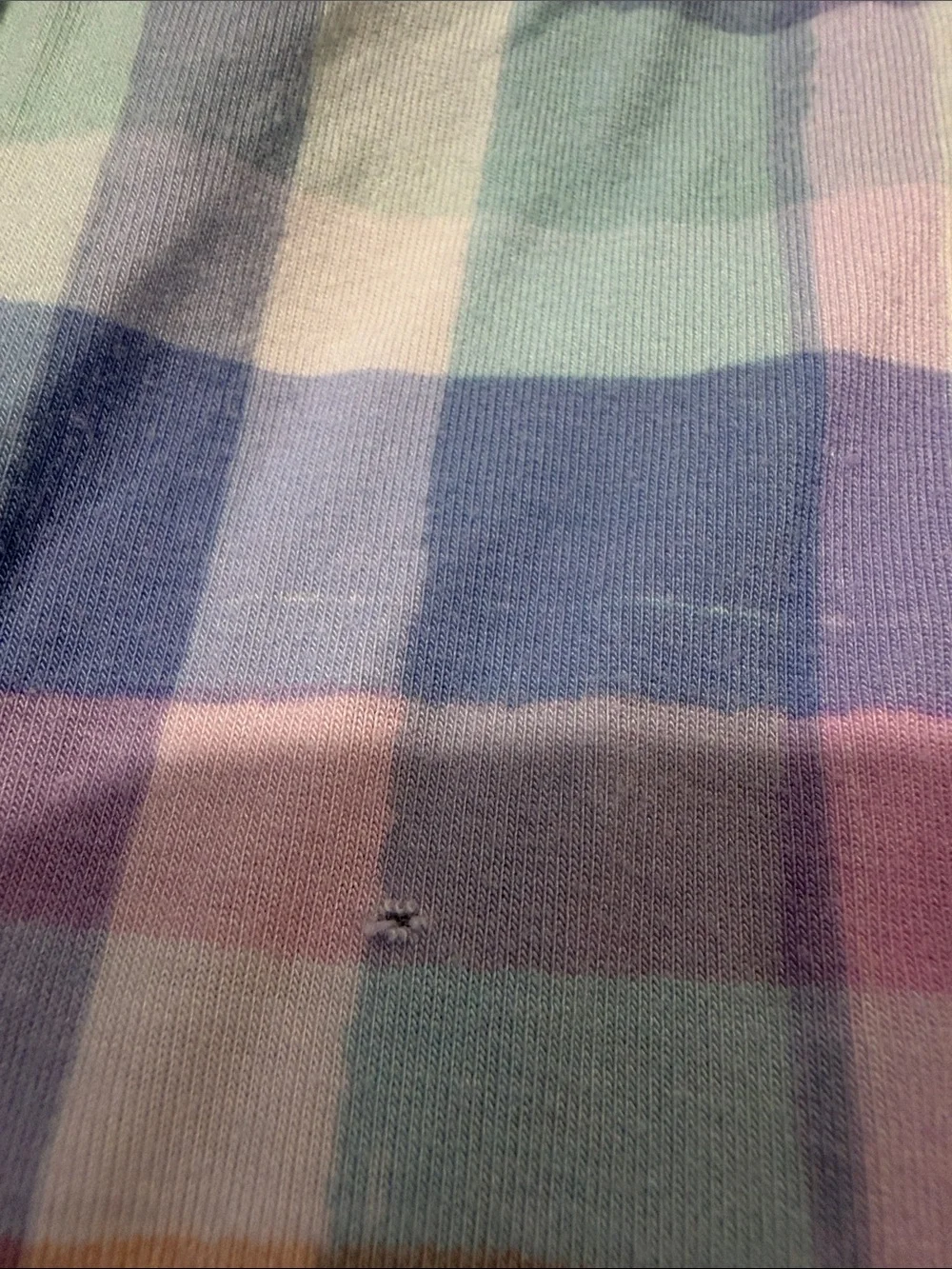 Little Sleepies Kids Plaid Pastel Pajama Set - 7/8.